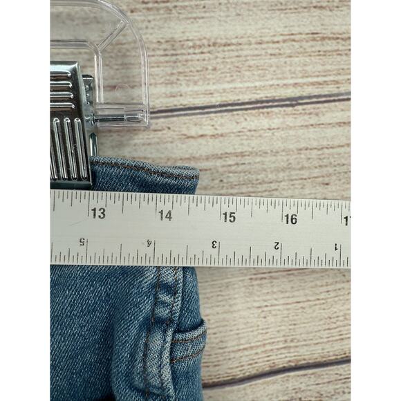 Madewell 10" High Rise Skinny Crop Jeans Womens 29 Blue Medium Wash Denim - Picture 11 of 12